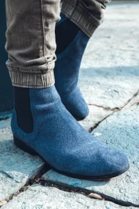 Botas Chelsea Gamuza Gris - Dasalo