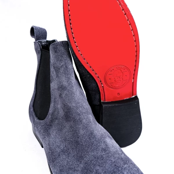 Botas Chelsea Gris de vestir