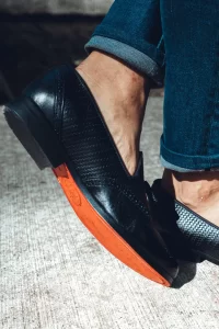 Mocasines Loafer Tejido Negro para Hombre - André Bocassi