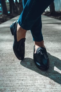 Mocasines Loafer Tejido Negro para Hombre - André Bocassi