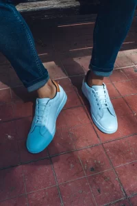 Tenis Sneaker Blanco 100% Piel para Hombre - André Bocassi