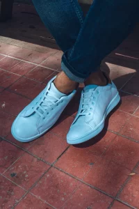 Tenis Sneaker Blanco 100% Piel para Hombre - André Bocassi