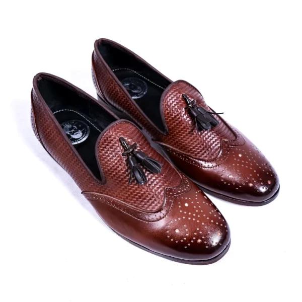 Zapatos Loafer Tejido Liso Chedron