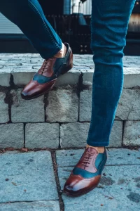 Zapatos Oxford Bostoniano Azul - André Bocassi