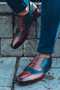 Zapatos Oxford Bostoniano Azul - André Bocassi